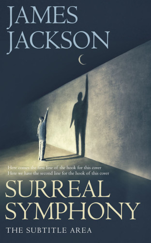 3D mockup of Oxford Blue #15520 - Premade Abstract Book Cover