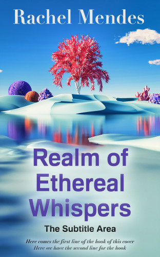 3D mockup of Glacier #15531 - Premade Abstract Book Cover