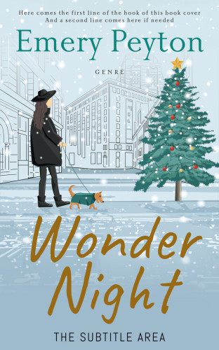 3D mockup of Ziggurat #15740 - Premade Chick Lit Book Cover