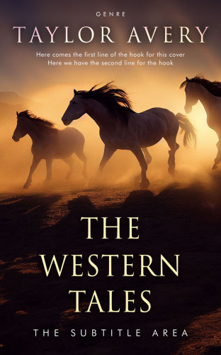 3D mockup of Di Serria #15855 - Premade Western Book Cover