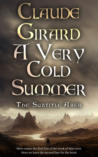 3D mockup of Taupe #15921 - Premade Fantasy Book Cover