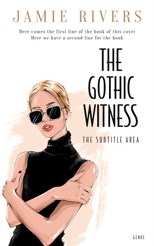 3D mockup of Just Right #16042 - Premade Abstract Book Cover