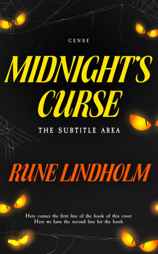 3D mockup of Cod Gray #16227 - Premade Horror Book Cover