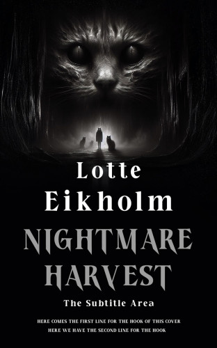 3D mockup of Cod Gray #16239 - Premade Horror Book Cover