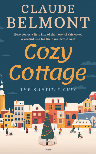 3D mockup of Blue Dianne #16280 - Premade Chick Lit Book Cover