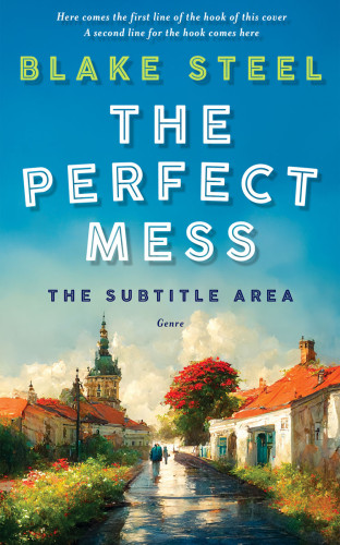 3D mockup of Eastern Blue #16330 - Premade Literary Fiction Book Cover