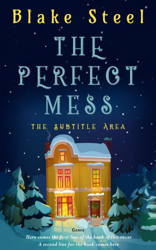 3D mockup of Black Pearl #16334 - Premade Chick Lit Book Cover