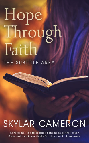 3D mockup of Bleached Cedar #16515 - Premade Religion & Spirituality Book Cover