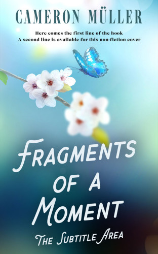 3D mockup of Jagged Ice #16524 - Premade Poetry Book Cover