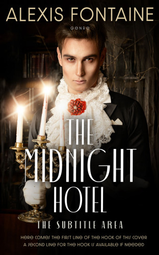 3D mockup of Vanilla #16559 - Premade Horror Book Cover