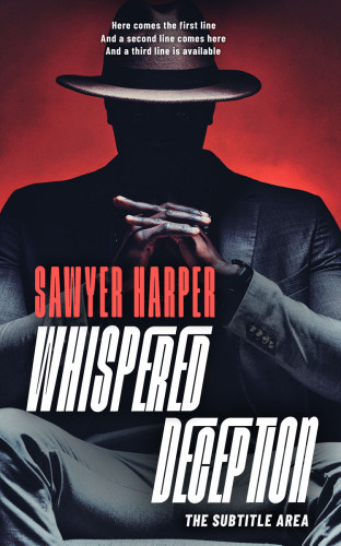 3D mockup of Shark #16581 - Premade Mystery & Thriller & Suspense Book Cover