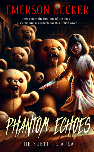 3D mockup of Tumbleweed #16674 - Premade Horror Book Cover