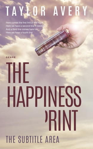 3D mockup of Cold Turkey #16999 - Premade Abstract Book Cover