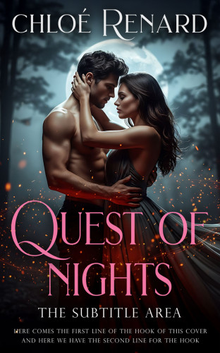 3D mockup of Thunder #17308 - Premade Romance Book Cover