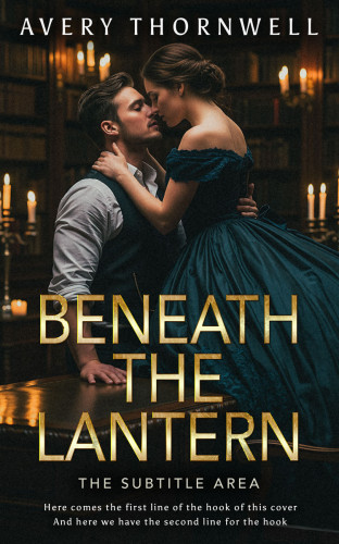 3D mockup of Log Cabin #17358 - Premade Romance Book Cover