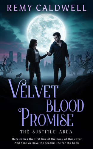 3D mockup of Periwinkle Gray #17386 - Premade Paranormal & Urban Book Cover