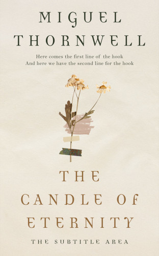 3D mockup of Pearl Bush #17492 - Premade Abstract Book Cover