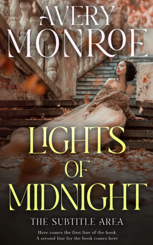 3D mockup of English Walnut #17614 - Premade Romance Book Cover