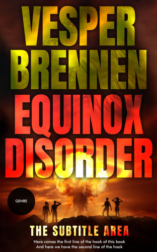 3D mockup of Tango #20058 - Premade Apocalyptica Book Cover