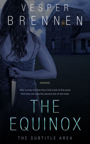 3D mockup of Ebony #20113 - Premade Mystery & Thriller & Suspense Book Cover