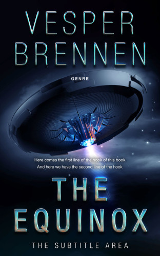 3D mockup of Ebony #20124 - Premade Apocalyptica Book Cover