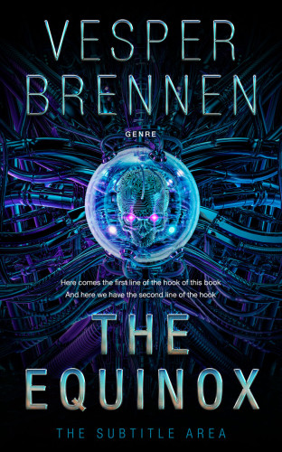 3D mockup of Ebony #20125 - Premade Apocalyptica Book Cover