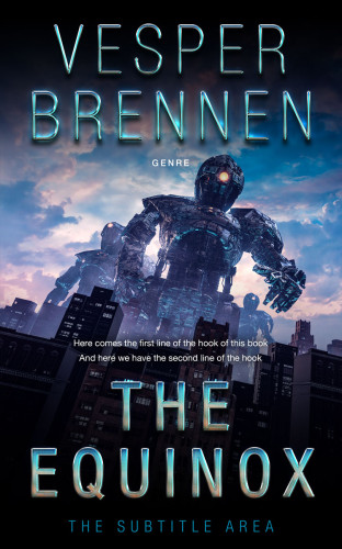 3D mockup of Gray Suit #20126 - Premade Science Fiction Book Cover