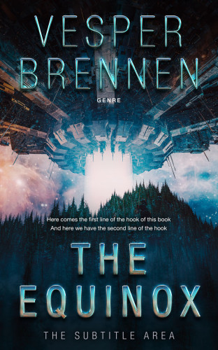 3D mockup of Aztec #20131 - Premade Science Fiction Book Cover