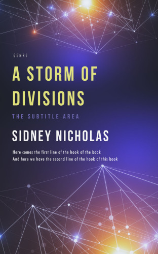 3D mockup of Martinique #20514 - Premade Abstract Book Cover