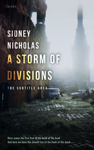 3D mockup of Iron #20537 - Premade Apocalyptica Book Cover