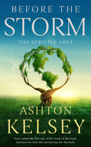 3D mockup of Beryl Green #20578 - Premade Science & Nature Book Cover