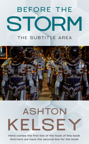 3D mockup of Geyser #20583 - Premade Science Fiction Book Cover