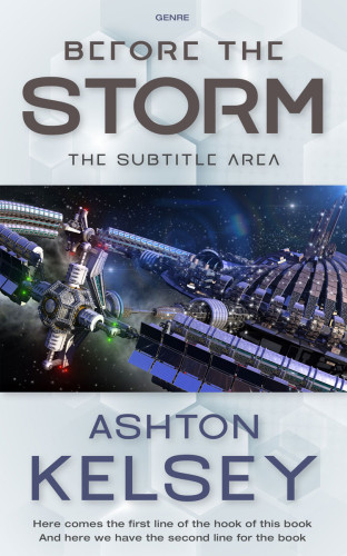 3D mockup of Geyser #20586 - Premade Science Fiction Book Cover