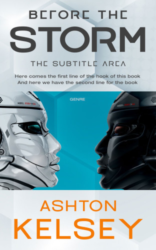 3D mockup of Eden #20587 - Premade Science Fiction Book Cover