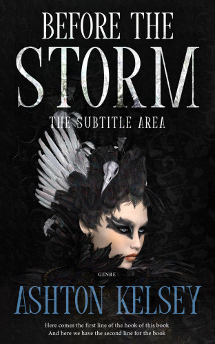 3D mockup of Cod Gray #20615 - Premade Fantasy Book Cover