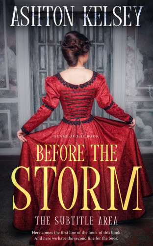 3D mockup of Woody Brown #20616 - Premade Historical Book Cover