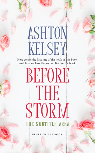 3D mockup of Hint Of Red #20629 - Premade Literary Fiction Book Cover