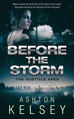 3D mockup of Green Spring #20655 - Premade Horror Book Cover