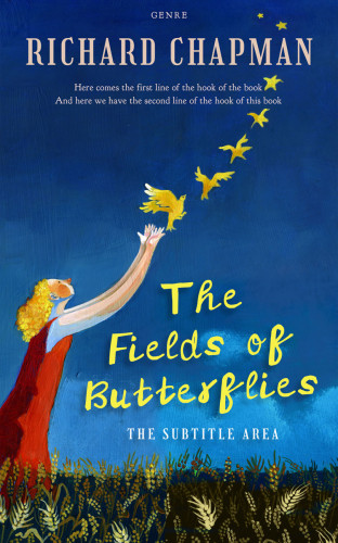 3D mockup of Chathams Blue #20704 - Premade Poetry Book Cover | BookCoverZone