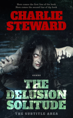 3D mockup of Matrix #20826 - Premade Horror Book Cover