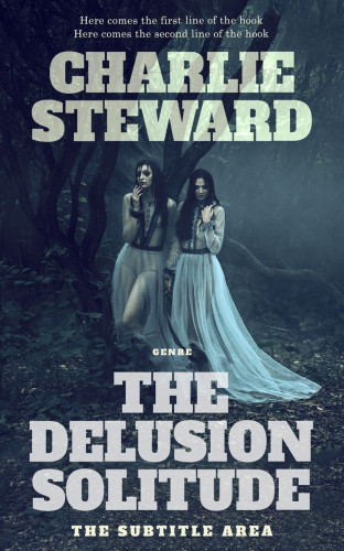 3D mockup of Pickled Bluewood #20827 - Premade Fantasy Book Cover