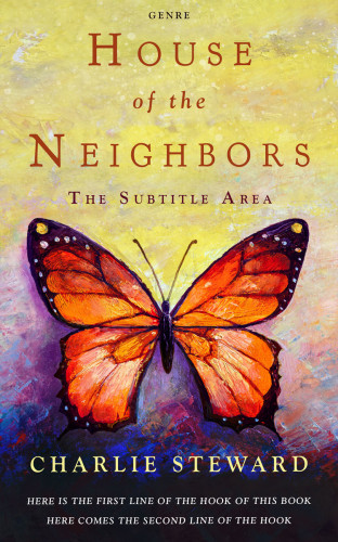 3D mockup of Revolver #21047 - Premade Abstract Book Cover