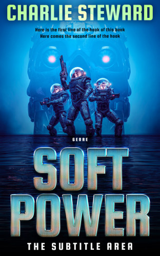 3D mockup of Bunting #21096 - Premade Science Fiction Book Cover