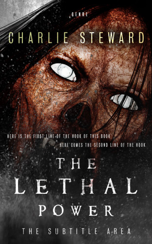 3D mockup of Cocoa Brown #21106 - Premade Horror Book Cover