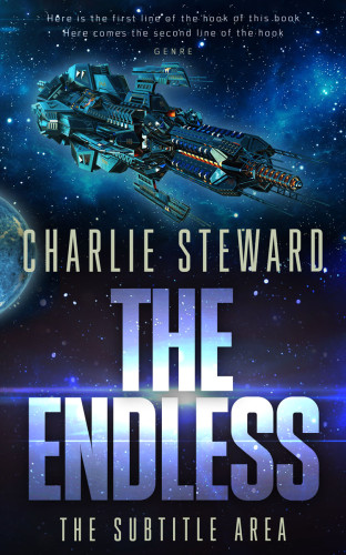 3D mockup of Ebony #21169 - Premade Science Fiction Book Cover