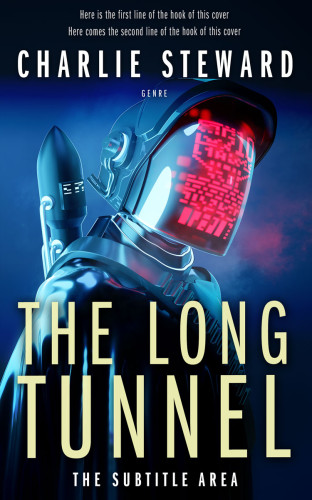 3D mockup of Clam Shell #21241 - Premade Science Fiction Book Cover