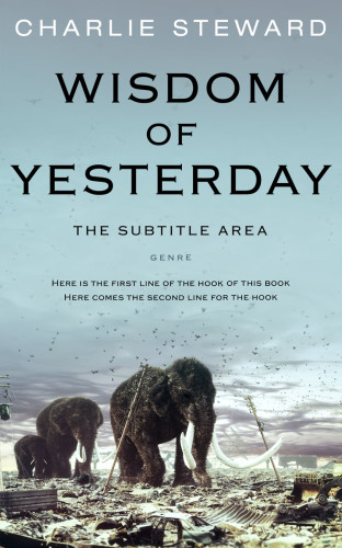 3D mockup of Tower Gray #21308 - Premade Apocalyptica Book Cover