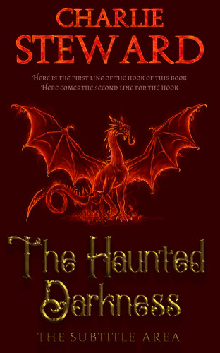 3D mockup of Sepia Black #21382 - Premade Fantasy Book Cover