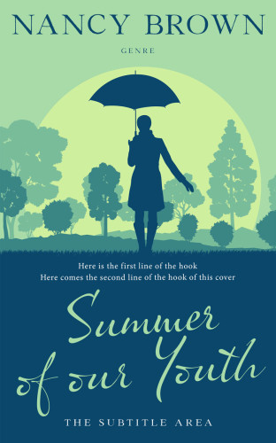 3D mockup of Chathams Blue #21504 - Premade Literary Fiction Book Cover