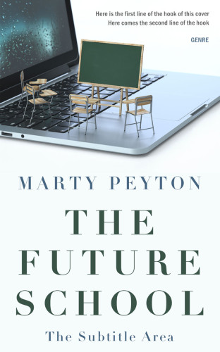 3D mockup of Aqua Haze #21530 - Premade Business Book Cover